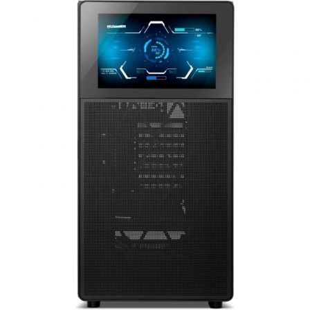 NOX Hummer NXHUMMERBIOS Caja Gaming Semitorre con Pantalla LCD 8 pulg Negro